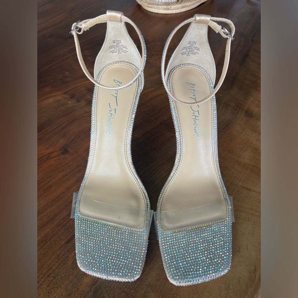 Betsy Johnson Rhinestone Heels